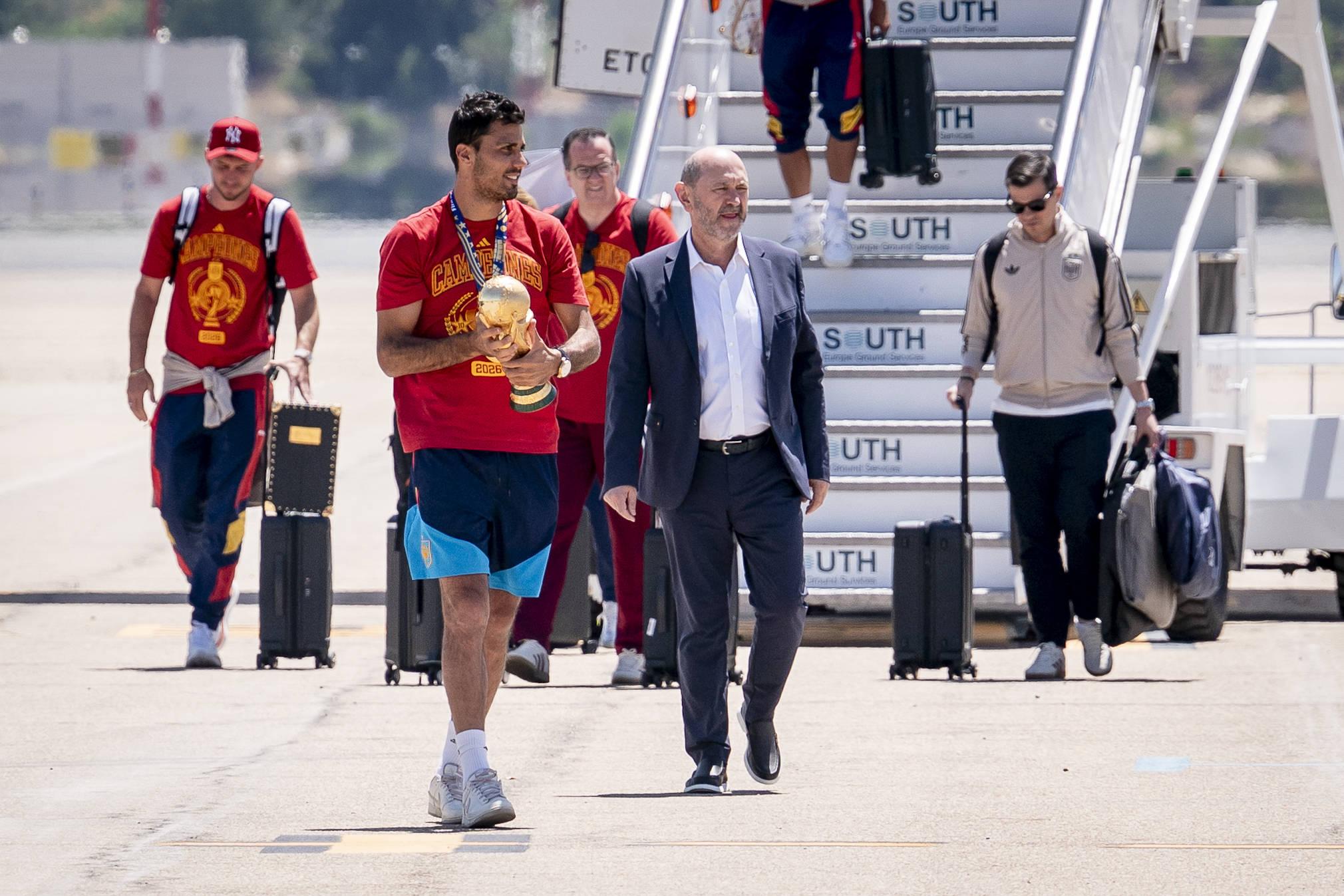 Espanha já aterrou em Madrid. Foto: IMAGO