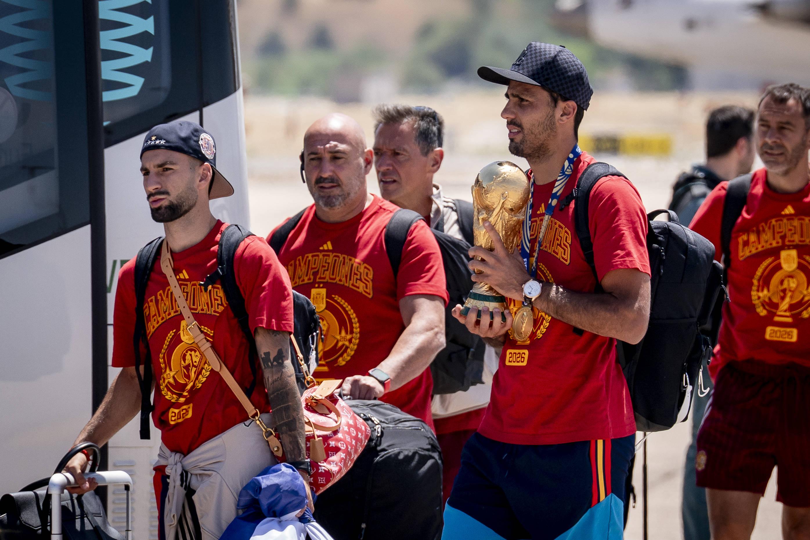 Espanha já aterrou em Madrid. Foto: IMAGO