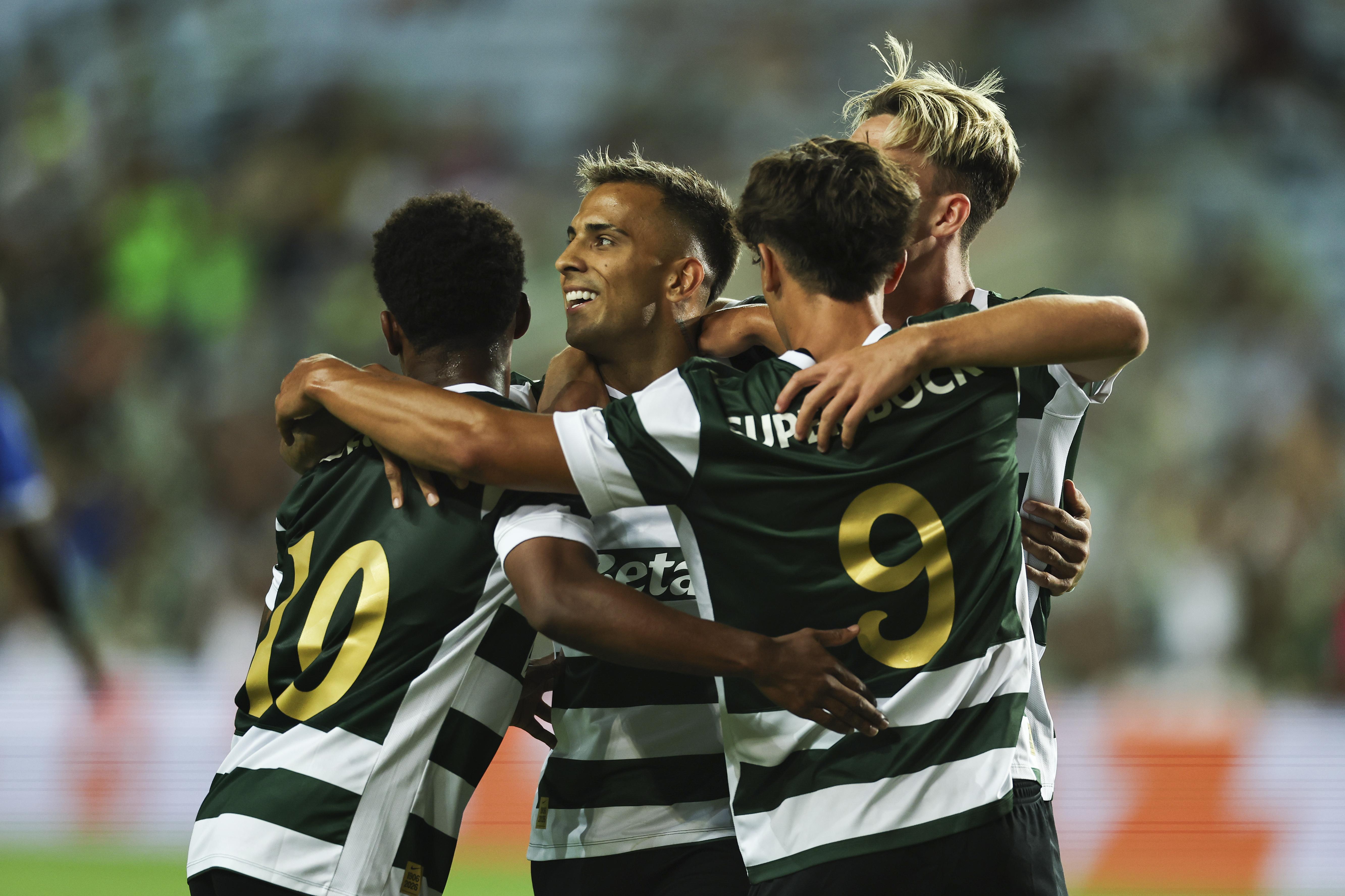 Rodrigo Zalazar marcou e assistiu na estreia pelo Sporting - Foto: RICARDO NASCIMENTO/LUSA