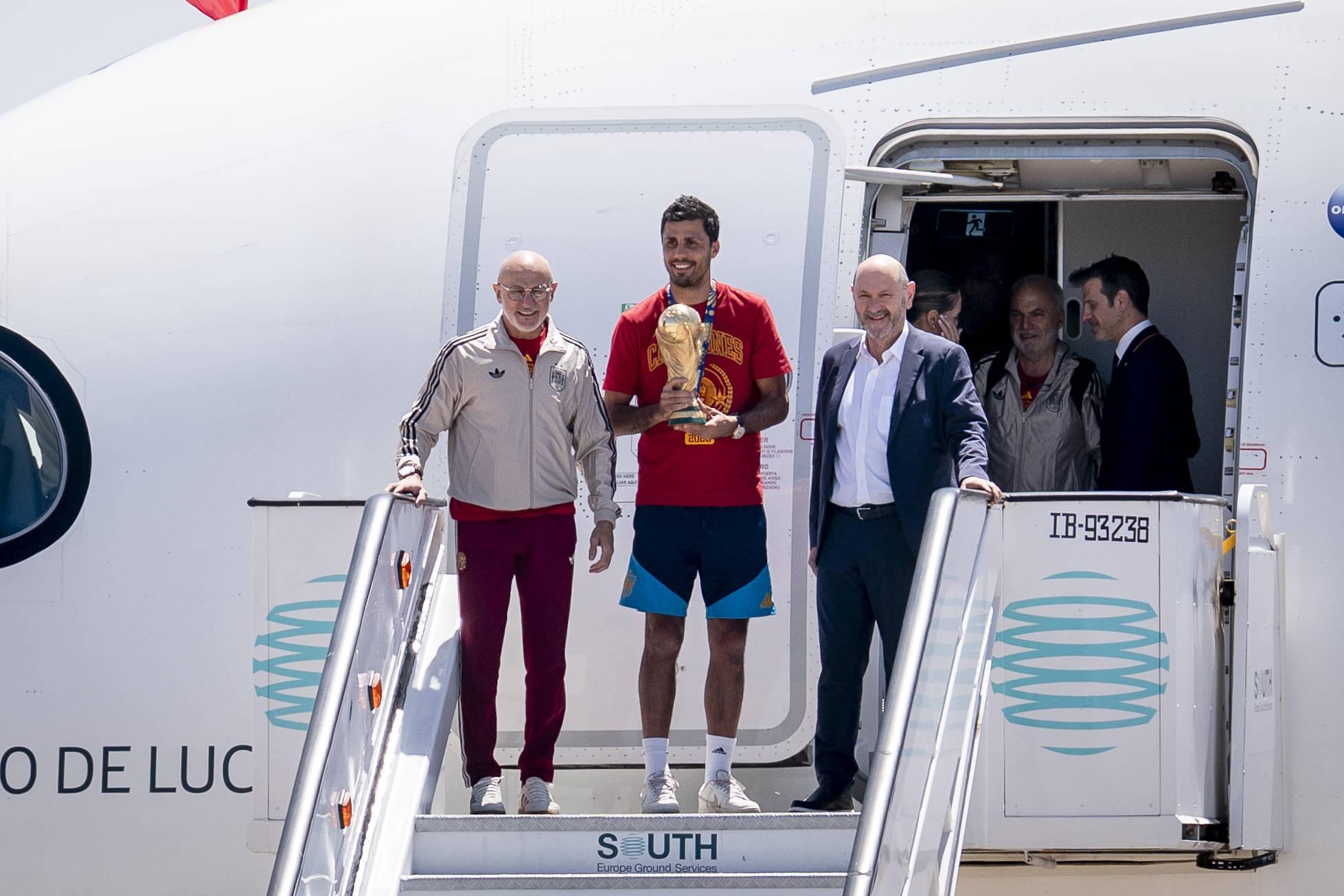 Espanha já aterrou em Madrid. Foto: IMAGO