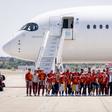 Espanha já aterrou em Madrid. Foto: IMAGO