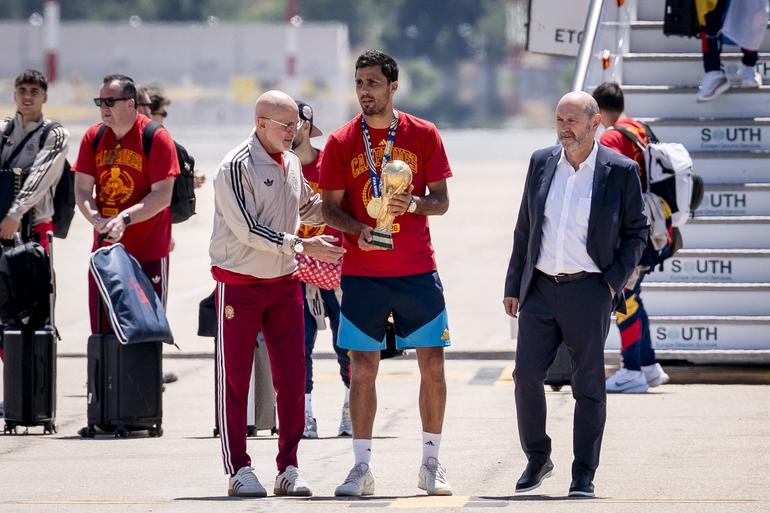 Espanha já aterrou em Madrid. Foto: IMAGO