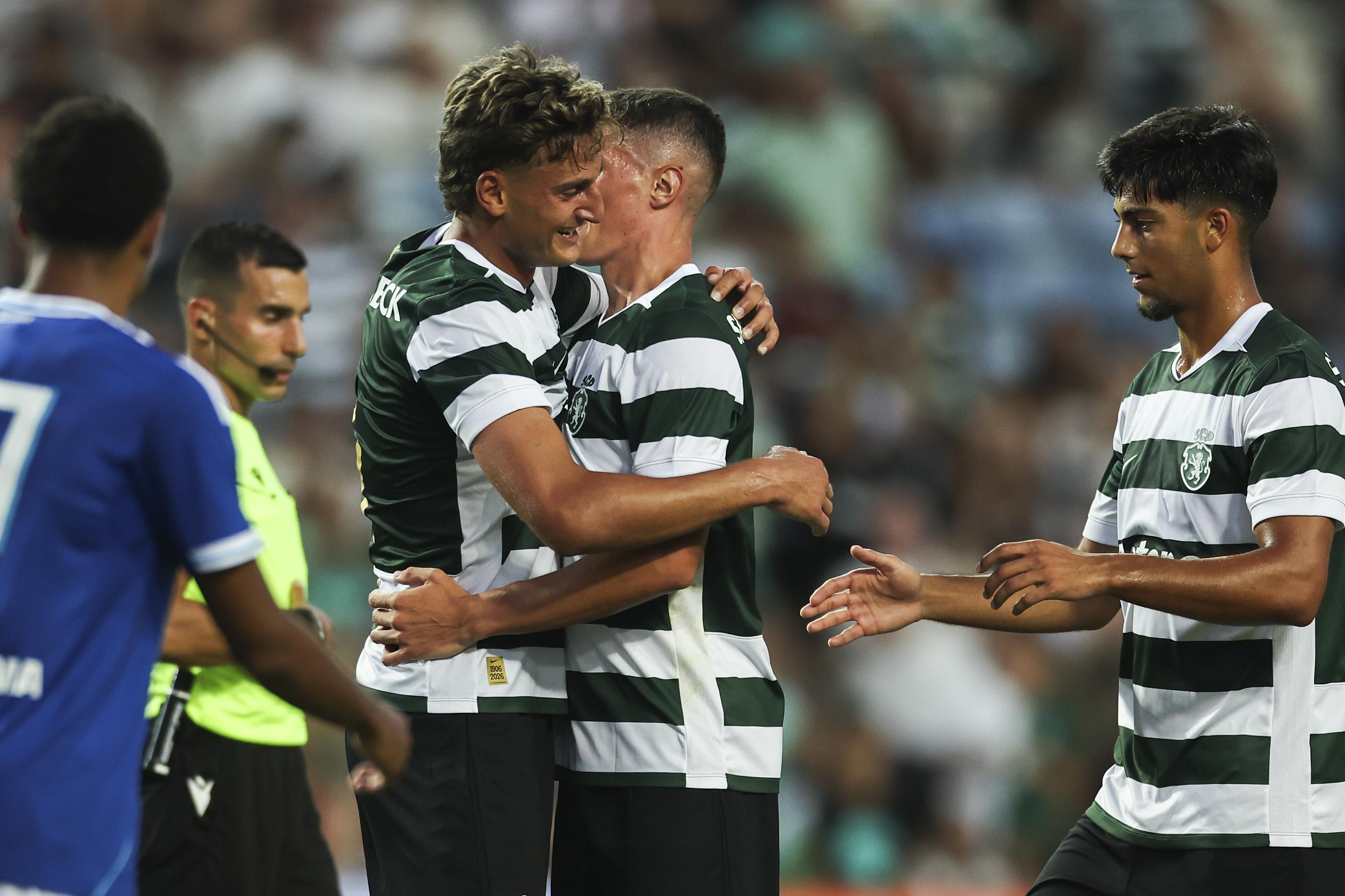 Silas Andersen e Sergi Altimira ainda agora cehagaram e já faturam para o leão - Foto: RICARDO NASCIMENTO/LUSA