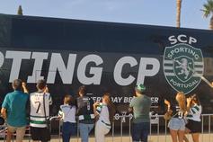 Sporting recebido com muitos aplausos antes de defrontar o Estrasburgo