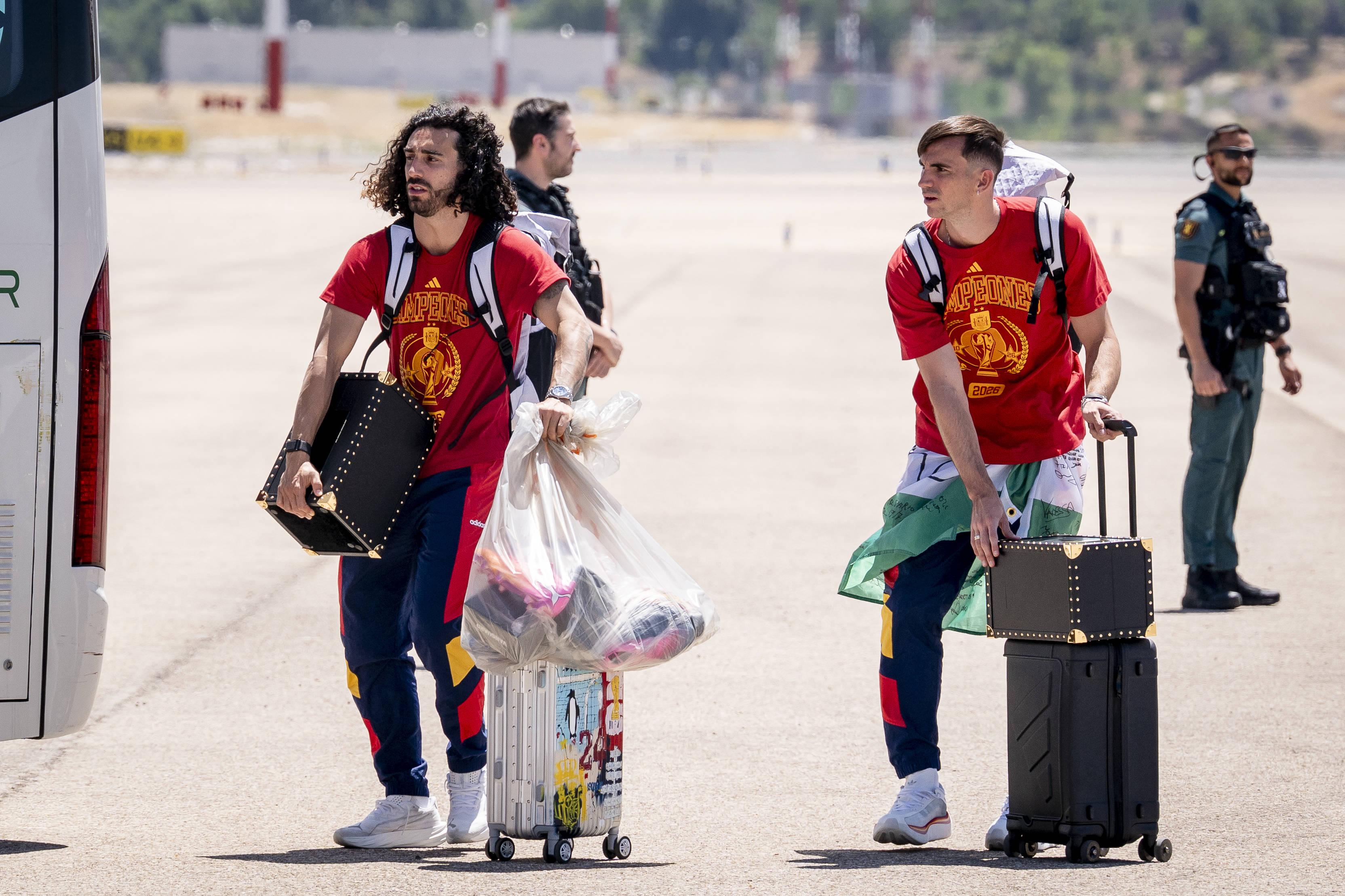 Espanha já aterrou em Madrid. Foto: IMAGO