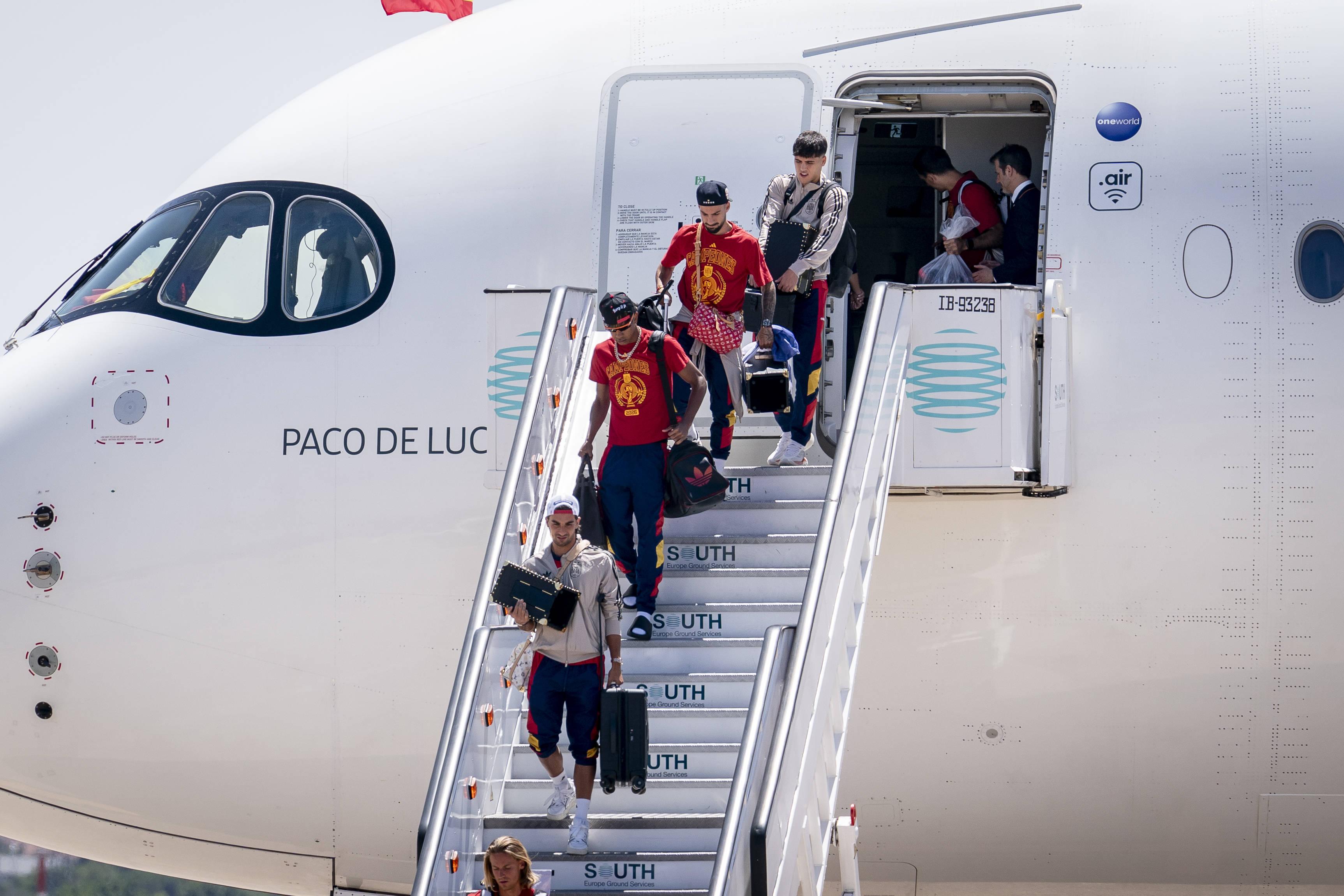 Espanha já aterrou em Madrid. Foto: IMAGO