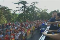 Dois milhões de espanhóis receberam 'La Roja' nas ruas de Madrid