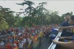 Dois milhões de espanhóis receberam 'La Roja' nas ruas de Madrid