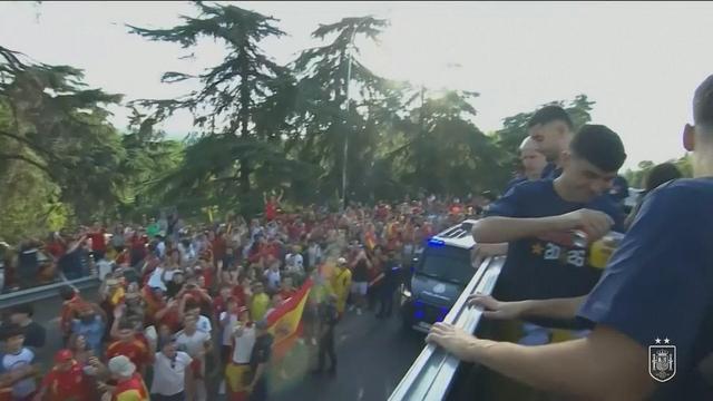 Dois milhões de espanhóis receberam 'La Roja' nas ruas de Madrid
