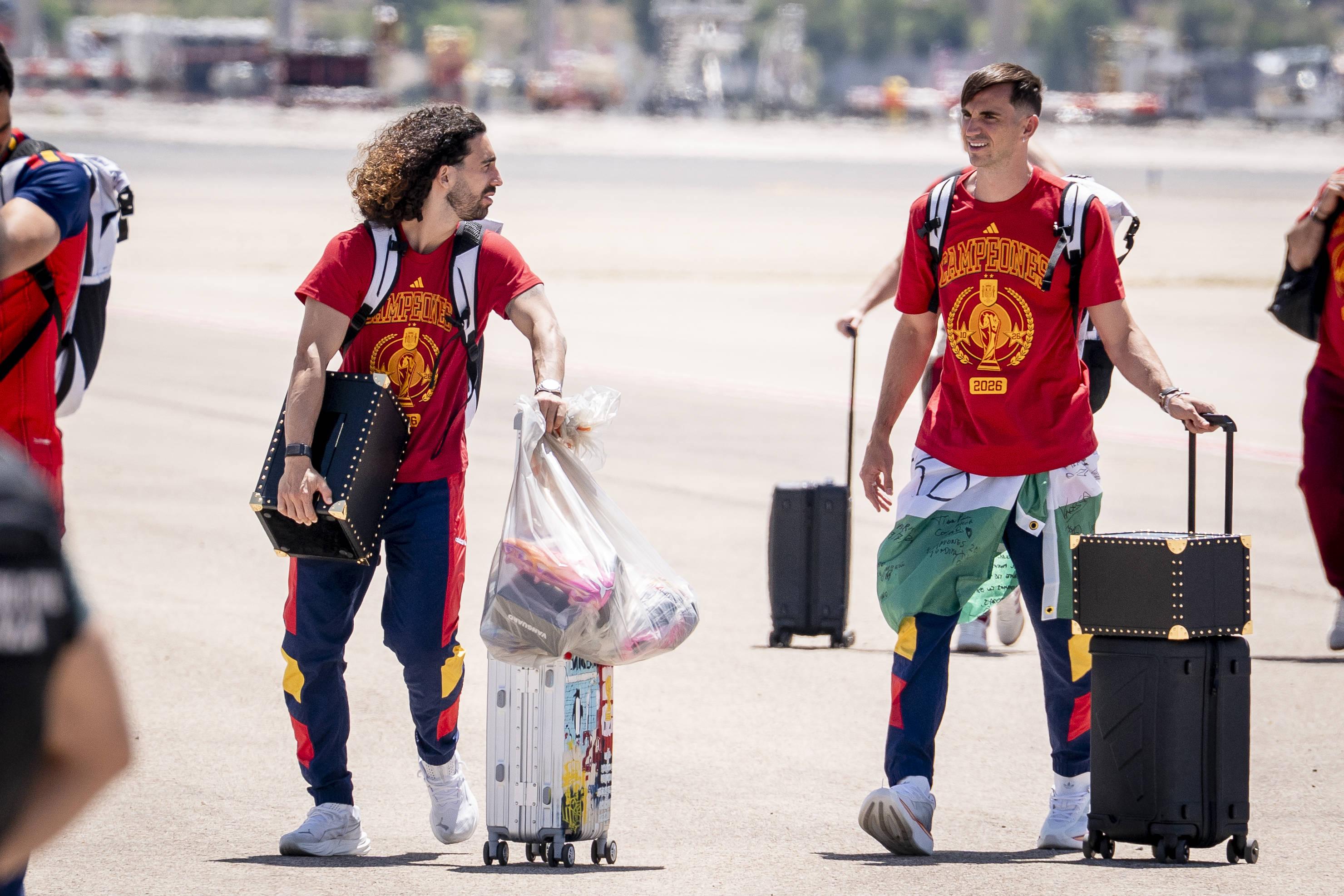 Espanha já aterrou em Madrid. Foto: IMAGO