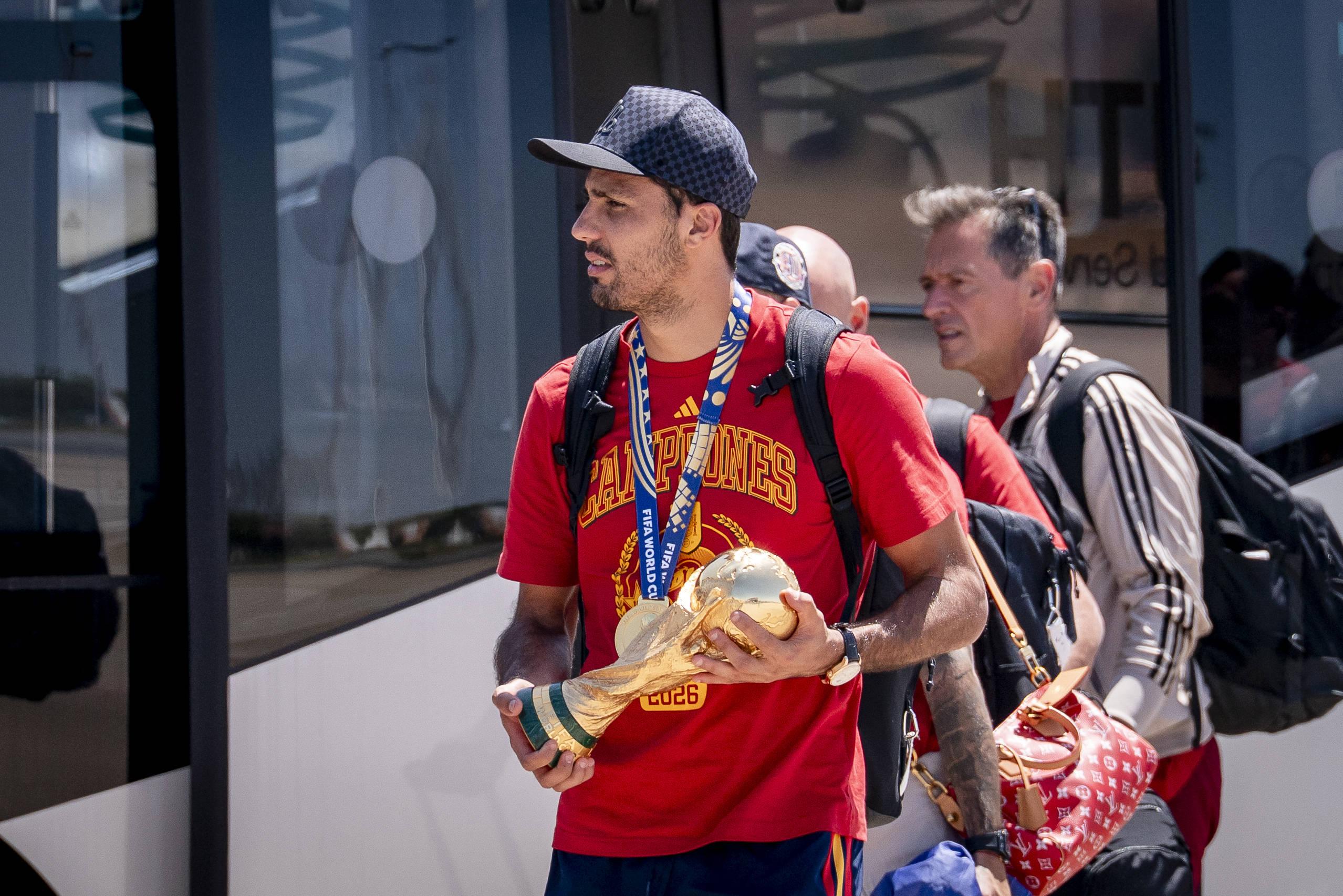 Espanha já aterrou em Madrid. Foto: IMAGO