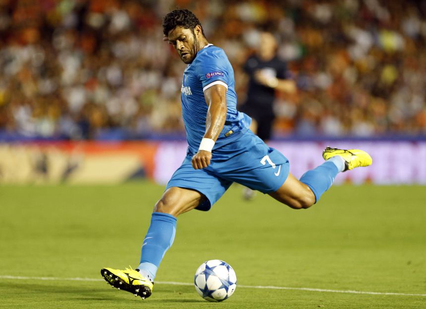 Hulk com a camisola do Zenit