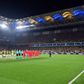 Onzes iniciais de Benfica e Fenerbahçe alinhados antes do encontro (IMAGO / Anadolu Agency)
