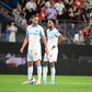 Rabiot e Aubameyang durante jogo do Marselha