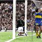 Diego Maradona ao serviço do Boca Juniors, em 1981
