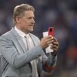 Peter Schmeichel na final da Liga dos Campeões 2024/25, que o PSG ganhou ao Inter de Milão (foto: IMAGO)