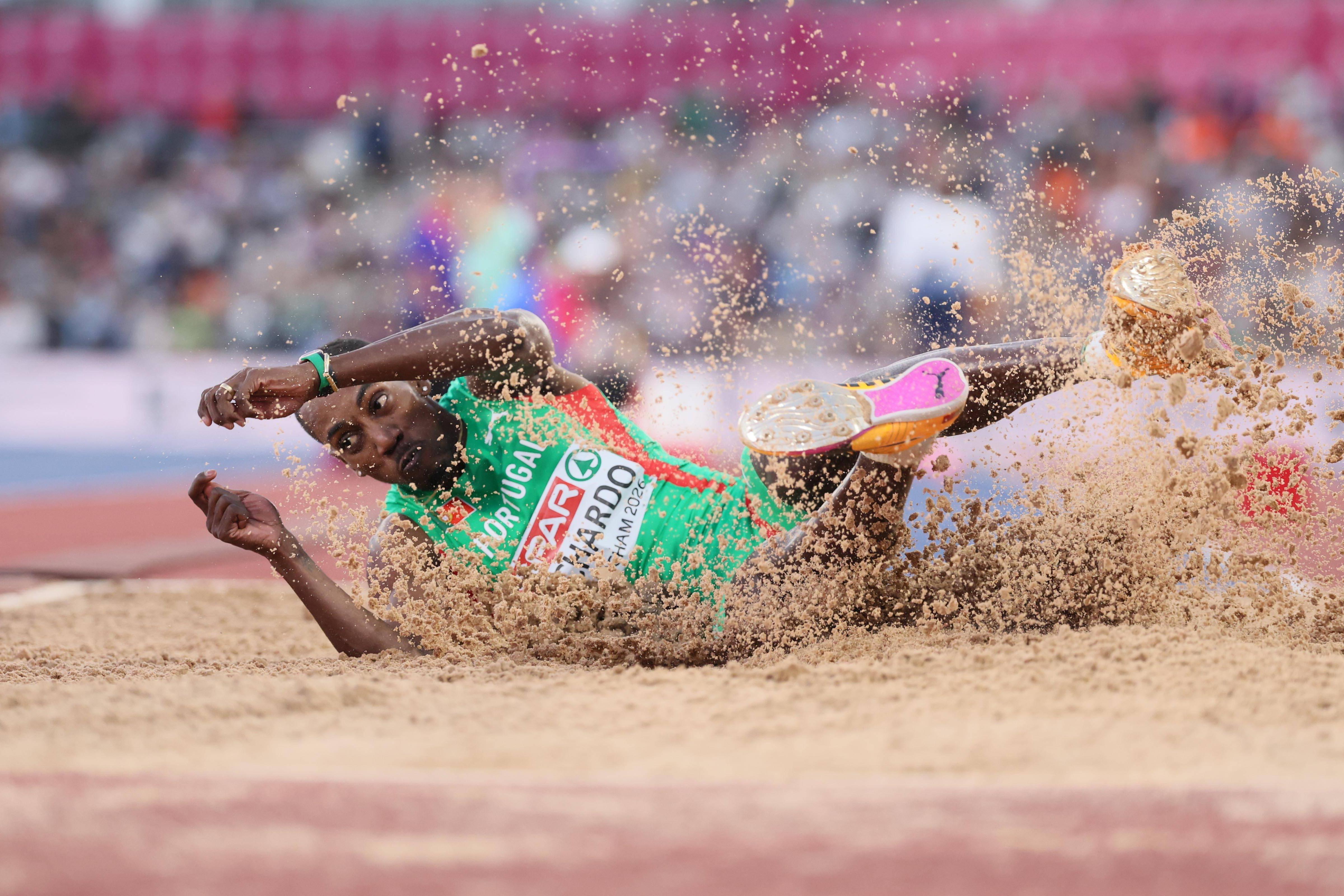 Pichardo conseguiu conquistar a medalha de prata nos Europeus2026 em Birmingham. IMAGO