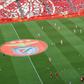 Primeiro momento de euforia no Estádio da Luz