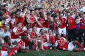 O Arsenal terminou a época como campeão inglês. Manteve as bases do sucesso de 2025/26 e posiciona-se como favorito à conquista da prova - Foto: IMAGO
