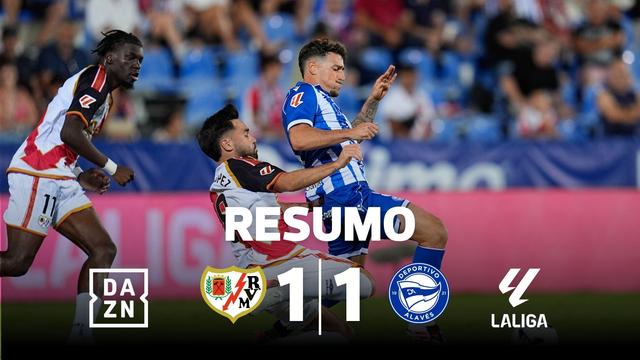 Alavés resgata ponto em casa do Rayo graças a oferta inacreditável (resumo)