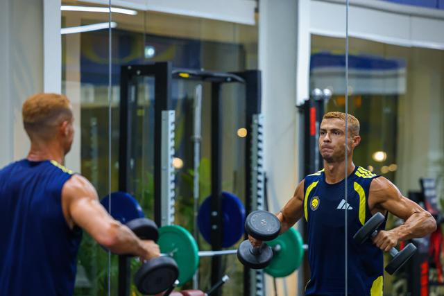 Cristiano Ronaldo continua a trabalhar no Al Nassr