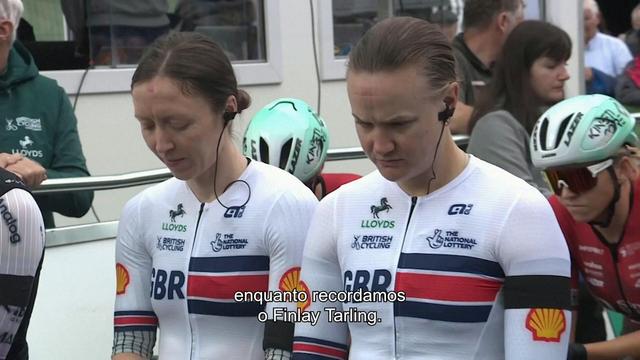 Volta à Grã-Bretanha feminina começou com homenagem ao ciclista falecido na Volta a Portugal