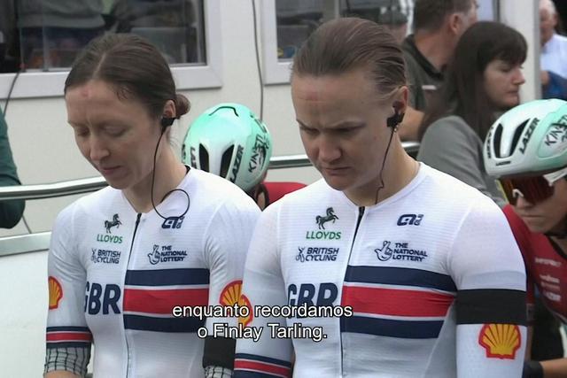 Volta à Grã-Bretanha feminina começou com homenagem ao ciclista falecido na Volta a Portugal