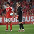 Hedenstad, ao lado de Tomás Araújo, brilhou entre os postes no Estádio da Luz - Foto: Miguel Nunes