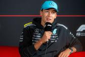 George Russell falou hoje com a imprensa no Circuito de Zandvoort      Fotografia Imago