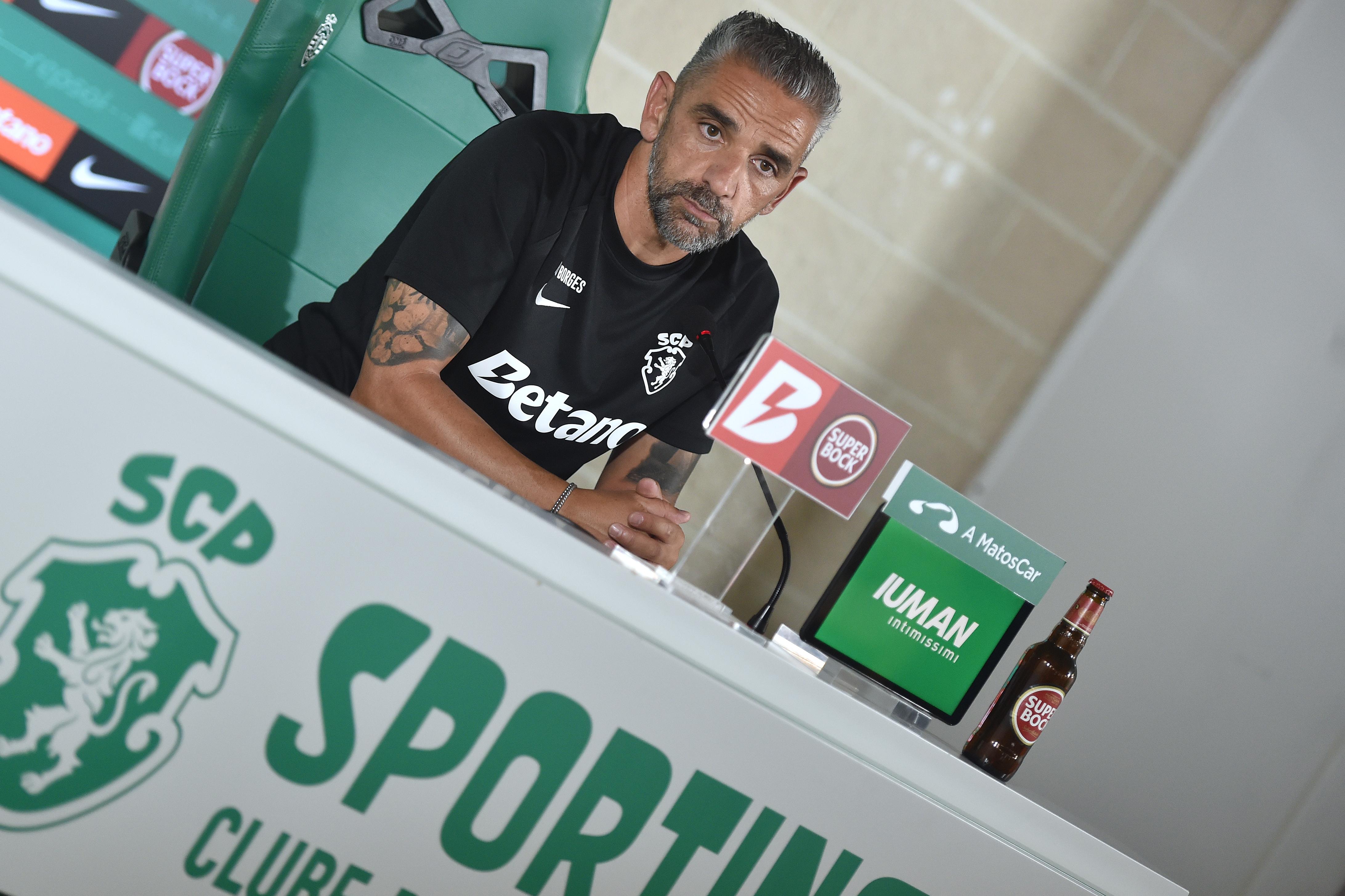 Rui Borges, treinador de 45 anos do Sporting - Foto: MIGUEL NUNES