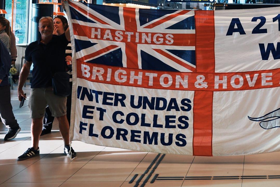 Adeptos do Brighton em Tromso