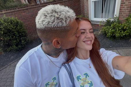 Richarlison e Amanda Araújo. Foto Instagram/Amanda Araújo