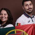 Estão escolhidos os porta-estandarte nos Jogos do Mediterrâneo: Inês Barros e Leonardo Anastácio. Foto COP