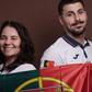 Estão escolhidos os porta-estandarte nos Jogos do Mediterrâneo: Inês Barros e Leonardo Anastácio. Foto COP