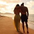 Kim Kardashian e Lewis Hamilton de férias no Hawai