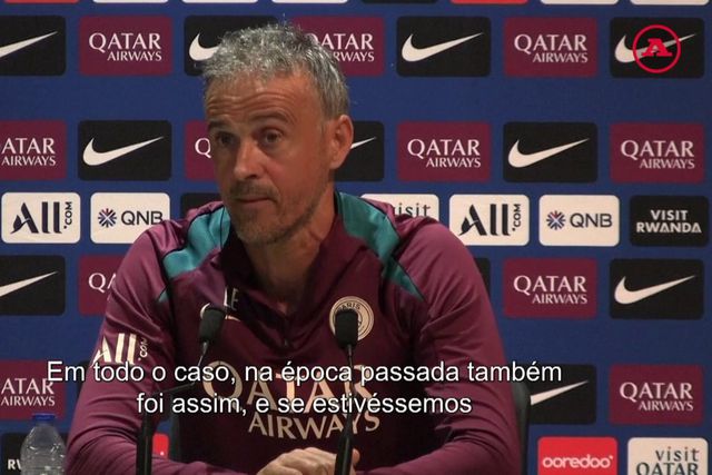 A antevisão de Luis Enrique ao duelo do PSG com o Reims