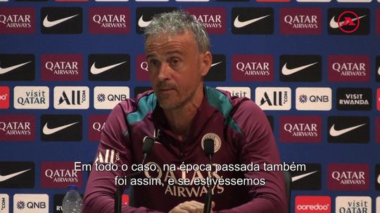 A antevisão de Luis Enrique ao duelo do PSG com o Reims