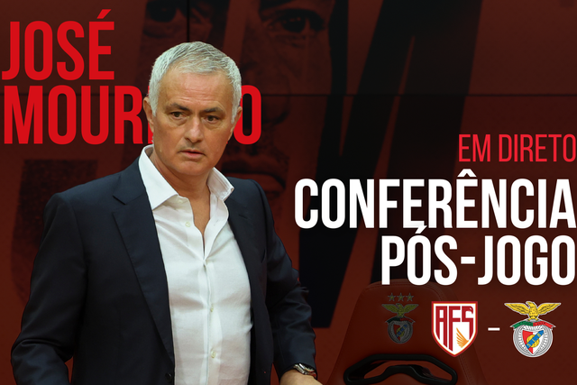 Acompanhe a conferência de Imprensa de José Mourinho