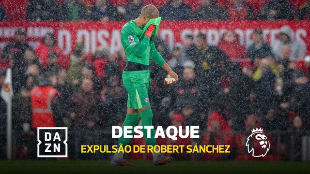 Sánchez derrubou Mbeumo e foi tomar banho mais cedo... aos 5 minutos