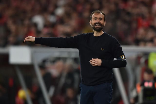 Treinador do Famalicão elogiou o seu (agora) homólogo encarnado - Foto: Miguel Nunes