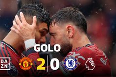 Shaw decisivo na área e Casemiro aparece para fazer o 2-0