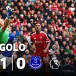 Golaço! Gravenberch abre as contas do dérbi de Merseyside