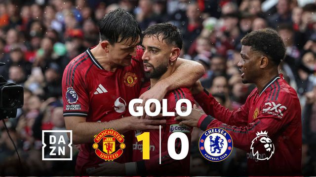 200.º jogo de Bruno Fernandes na Premier League premiado com golo, mas por pouco