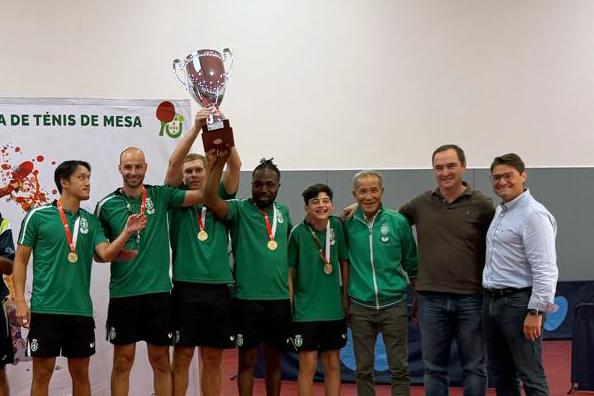 Sporting conquistou a Supertaça de ténis de mesa. Foto FPTM