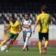 Dérbi entre Vitória de Guimarães e Moreirense ainda não tem golos, mas está interessante — Foto: Hugo Delgado/LUSA