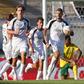 No último lance do dérbi, Toni Borevkovic resgatou um ponto para o Vitória na receção ao Moreirense — Foto: Hugo Delgado/LUSA
