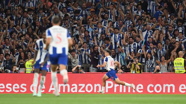 Gabri Veiga festeja no FC Porto-Benfica - Foto: Kapta + / Catarina Morais e Rogério Ferreira