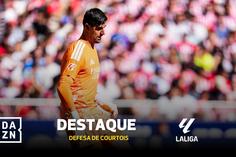 Que defesa e que corte! Courtois e Rudiger fazem dupla na baliza