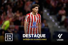 Nem a ganhar perdoam! Julián Álvarez muito assobiado no dérbi de Madrid