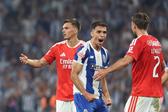 Gabri Veiga a festejar a expulsão de Lenglet no FC Porto-Benfica - Foto: Kapta + / Catarina Morais e Rogério Ferreira